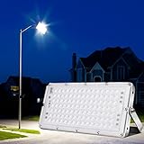 【IP66 Impermeable】: este reflector IP66 es adecuado para lugares interiores y exteriores como auditorios, salas de conferencias, patios, techos, jardines, campos de fútbol, ​​gimnasios, etc. En resumen, puede proporcionarle una noche brillante y segura donde sea que esté instalado.