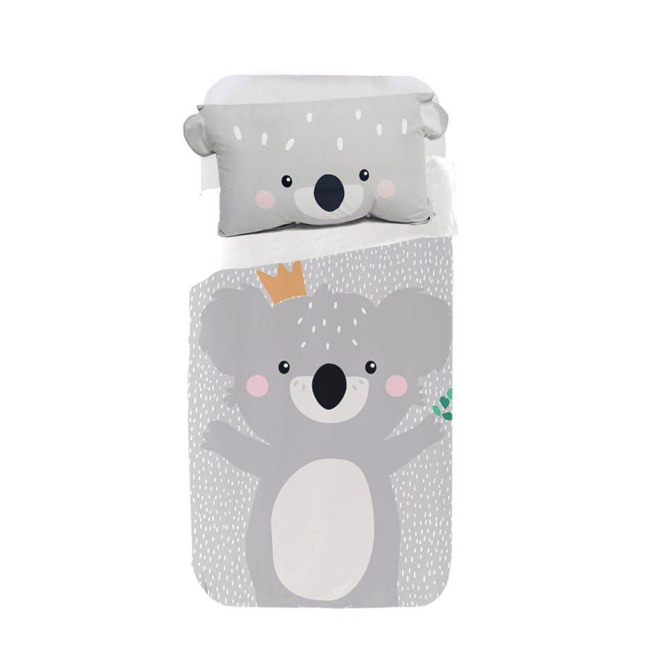 Sokios Juego de Funda nórdica Infantil Koala - Cama 70x160 (120x180)