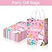 Vanulus 24 Pcs Easter Gift Bag Easter Bunny Egg Paper Bags with Handles Egg Hunt Games Easter Candy Bags Treat Goodies Bag for Easter Party Decor Supplies