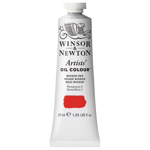 Winsor & Newton 1214726 Artists' Oil Color Paint, 37-ml Tube, Winsor Red