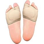 2 Pièces Métatarsiens Coussinets Manchon Avant-pied Avec Gel Semelle Chaussure Plantaire Coussinet Pour Durillons Demi-chaussette Pour Soulager Les Métatarsalgies Douleurs De Pieds 39-43