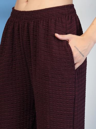 Image of UZARUS Women's Ultra-Soft Baggy Fit /Relaxed Fit Joggers with Side Pockets & Gripped Hem