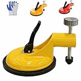 Adjustable Height Setter - Professional Countertop Leveling Tool, Floor Gap Fixer Tool with Enhanced Vacuum Suction Cup for Leveling Countertops, Tile, Wood Flooring Installation (Yellow)