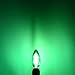 Luxrite CTC 4W Green Color LED, Equivalent to 40W Incandesent Bulb, Vintage Filament Bulb, 350 Lumens, E12 Candelabra Base, UL Listed, 15,000 Hours Life, Decorative Bulb, 1-Piece