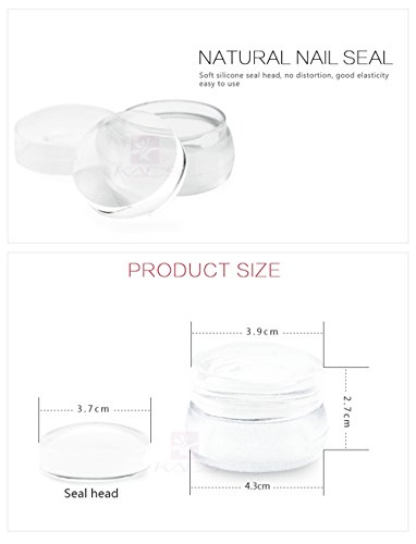 KADS 7/6 Pz Nail Art Stamping Piatti Fiori