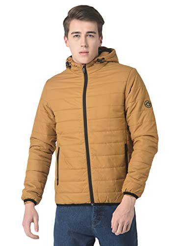 Image of Crimsoune Club Men Mustard Yellow Padded Jacket