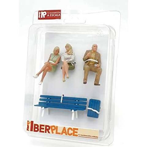 Generisch G Scale People Sitting on Bench Cover