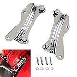 AUFER Chrome 4 Point Docking Hardware Kit Compatible with for Touring Street Glide Electra Glide Road Glide Road King 2014-2024
