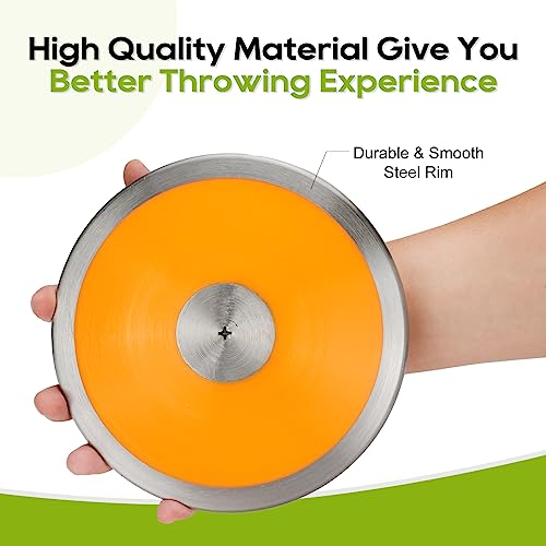 image for kalageen Nylon Discus 1kg, 1kg Discus Track and Field, Suitable for Be