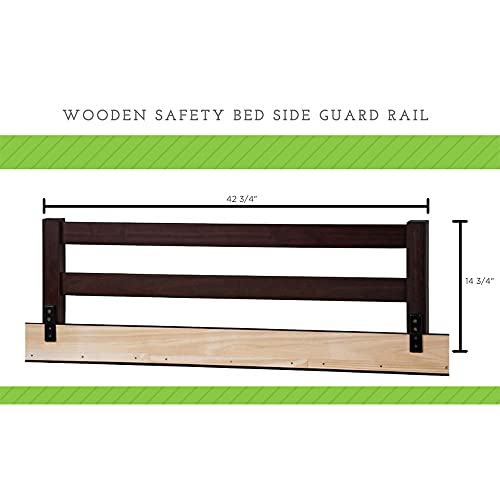 Wooden Safety Bed Side Guard Rail For Toddler, Kids And Children’s Beds (Cherry) #TOP6