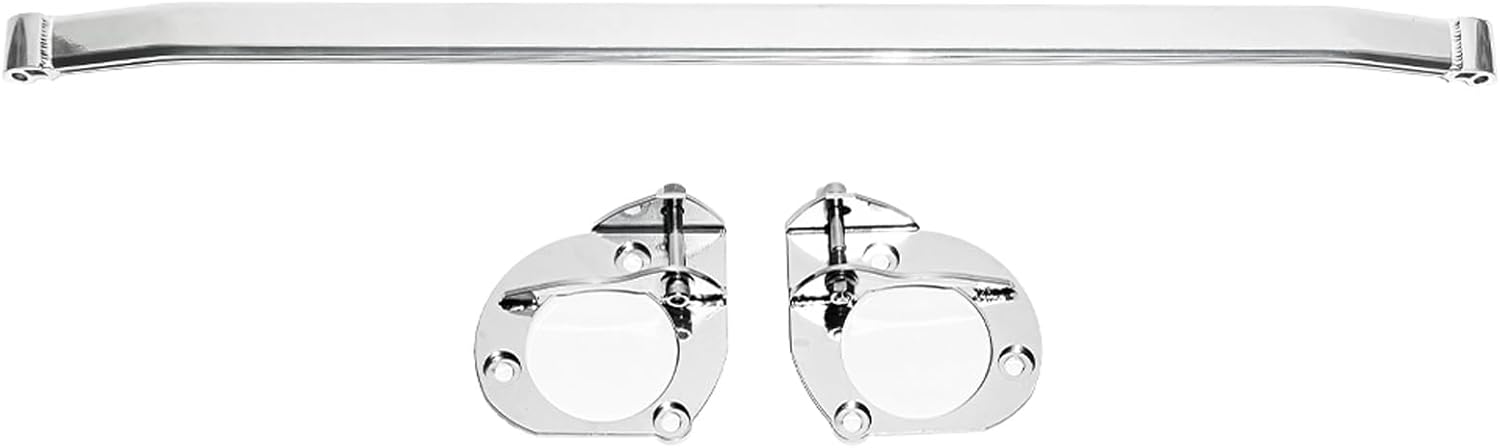 Front Engine Upper Suspension Strut Bar Tower Brace Compatible with 2007-2017 Toyota Camry Silver Aluminium Powder Coated