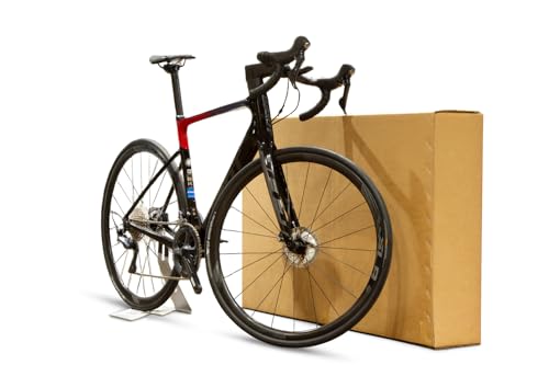 Standard Double Walled Bicycle Carboard Box with 10m Bubble Wrap & Strong Tape | Flat-Pack Packaging Box for Moving House | Strong Carry Case for TVs, Bikes & Artwork Cardboard Bike Carton Air Travel