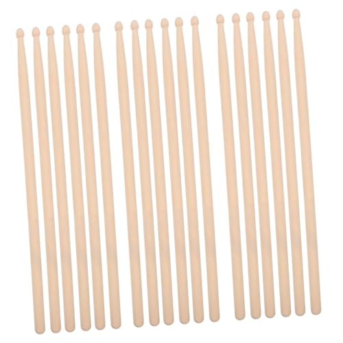 12 pares de baquetas de arce para batería, adecuadas para estudiantes, principiantes y profesionales, para baterías acústicas y electrónicas miniatura 1