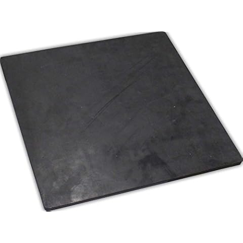 BENCH WIZARD 12" Large Rubber Pad | 12" x 12" x 1/4" | Urethane Absorbs Impact & Protects Work Surface | Essential Tool for Jewelry Making, Metalworking, Crafting Cover