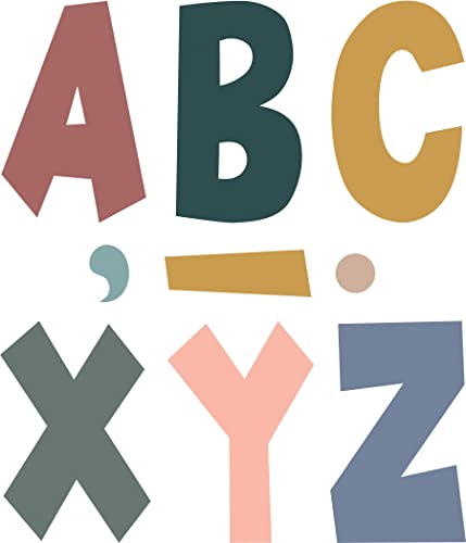Lettres de police amusantes 17,8 cm pour affichage clair enfant