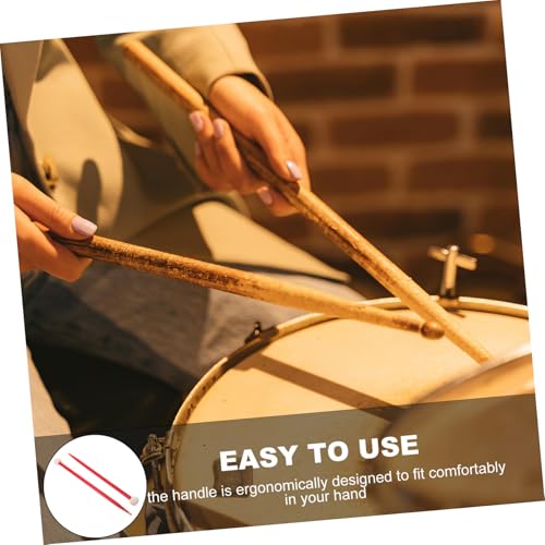 Baquetas de madera de arce con cabezal de fieltro suave para timbal y batería, accesorios para percusión miniatura 3