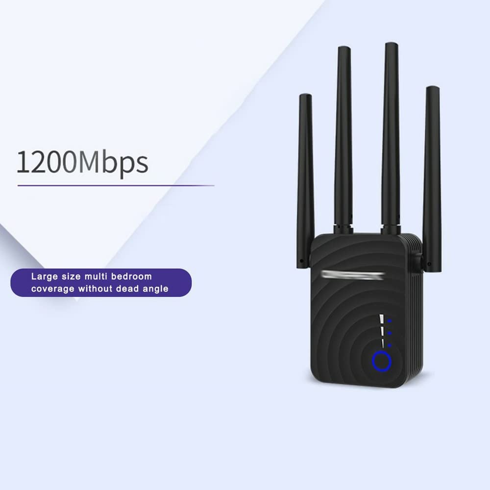 Extender a lungo raggio 802.11AC Repeater Wi Fi Booster 2.4G / 5 GHz Amplificatore 1200 Mbps Router Punto di accesso router