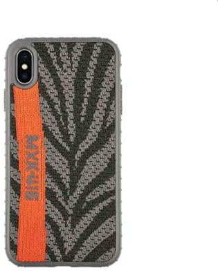 Bear Neccessities Hybrid Yeezy Fabric Shockproof iPhone X Case Anti-Scratch Cover Case iPhone Xs (Grey)