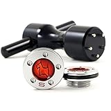 19th Hole Custom Shop 2 of 5g Red Weights Wrench for Scotty Cameron Fastback, Squareback and Roundback Putters, Scottie Dog (Black)