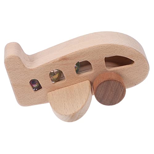 NOLITOY ブナ大理石プレーン toys モデルキット 用のおもちゃ 男の子 乳母車のおもちゃ の 空飛ぶ 飛行機 の 木製