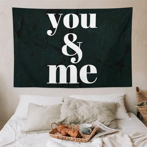 Tapiz estético You And Me de 152x228 cm para decorar el dormitorio o salón 5