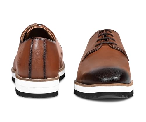 Image of LOUIS STITCH Casual Shoes for Men | Ultra Lightweight and Comfortable | Cushioned Footbed Men's Derbys | LSMX-PL