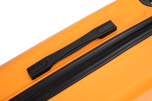 20" Lightweight Carry-On Luggage for Stress-Free Travel, 360° Spinner Wheels, Spacious Interior, Orange3