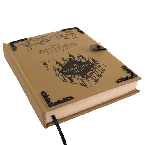 Caderno Grimório Harry Potter - Mapa do Maroto Marauder's Map