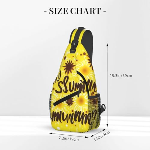 Mochila tipo bandolera negra para running y senderismo unisex miniatura 3