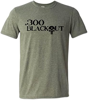 Zepp Tees 300 Blackout T-Shirt Patriotic AR15 Cartridge