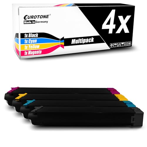 Toner MXC38GT pour Sharp MX-C310 MX-C400 | Solution Eurotone contre les impressions ternes pack de 4