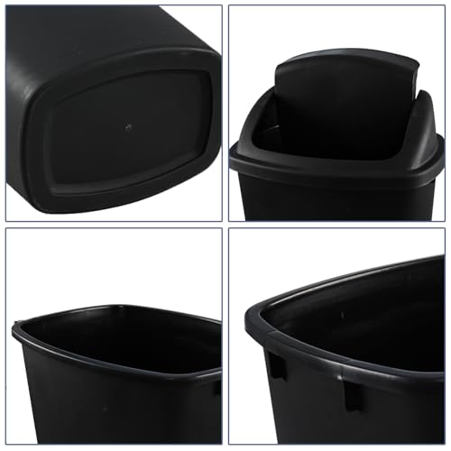 Canecas de basura grandes 13 galones, pack de 4 miniatura 3