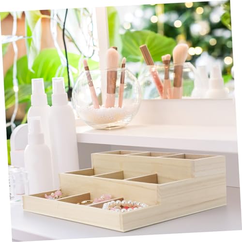 Étui à bijoux compact en bois pour éviter les nœuds de colliers - 8