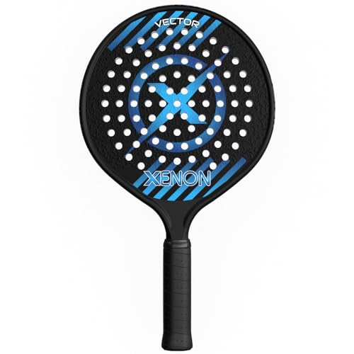 Vector Platform Tennis Paddle by Xenon Paddle, Oversize Head, Even Balance Point, Medium Firmness Foam Core, Power and Control, 4.25” Grip