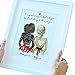 Personalized Best Friend Print Art You are my rock for any special occasions (UNFRAMED)