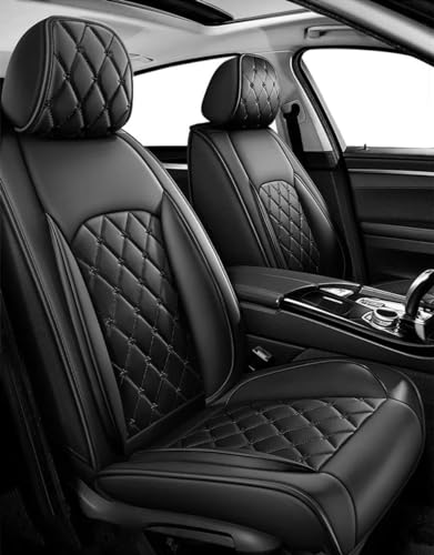 Housse de siège voiture en cuir noir pour Suzuki Swift Vitara Jimny