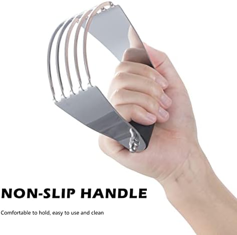 HORRAu Pastry Cutter, Kitchen Stainless Steel Dough Pastry Blender for Scone, Crumber, Baking, Butter and Flour