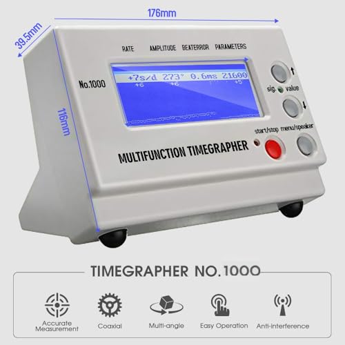 Image of SWANSOFT Timegrapher No.1000, Multifunctional Watch Tester, Timing Machine For Watchmakers, Calibration Tool For Mechanical Watches