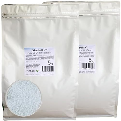 Image of Trustleaf 10kg Bag of Decorative White Silica Sand - Art and Crafts, Aquariums