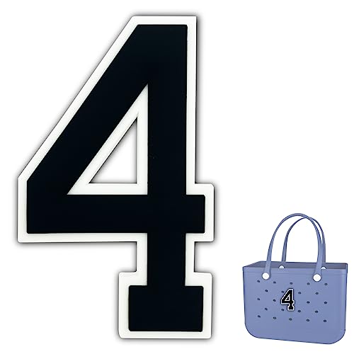 TOYORK Charms Accessories for Bogg Bag Decorative Big Number Inserts