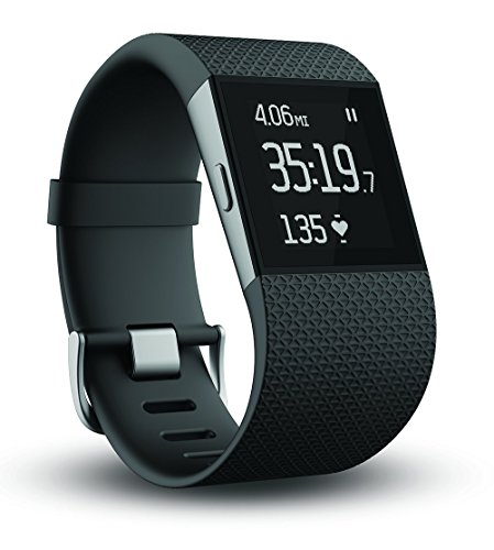 Fitbit Surge Fitness Superwatch, Black, Small (US Version) (Renewed)