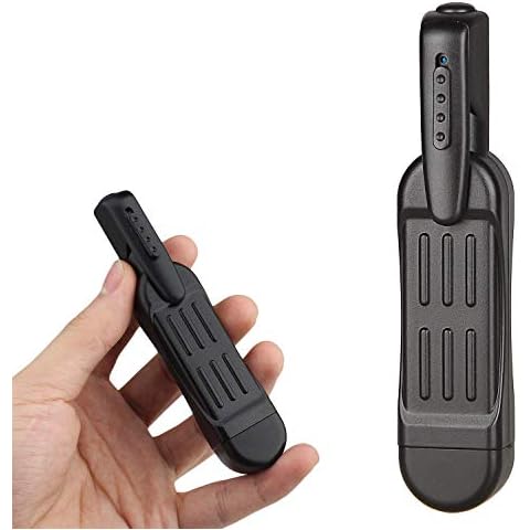 Mini Spy Camera Pen - HD 1080P Clip On Body Camera - Small Hidden Camera Video Recorder - Security Surveillance Portable Pocket Cam - Tiny Meeting Camera Cover