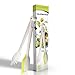 KITCHENLY® Salatbesteck und Spaghettizange mit innovativer 3in1 Funktion, Pastazange und Servierlöffel, Küchenhelfer für Salat, Serviergabel mit Silikonring, spülmaschinenfest