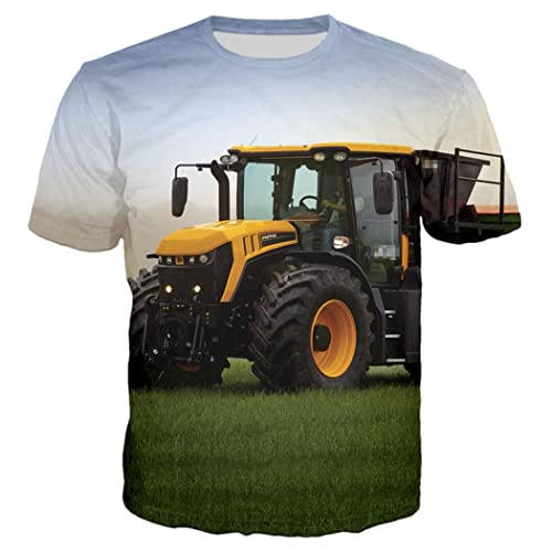 T-shirt décontracté imprimé 3D à manches courtes avec coupe ample ultra respirante