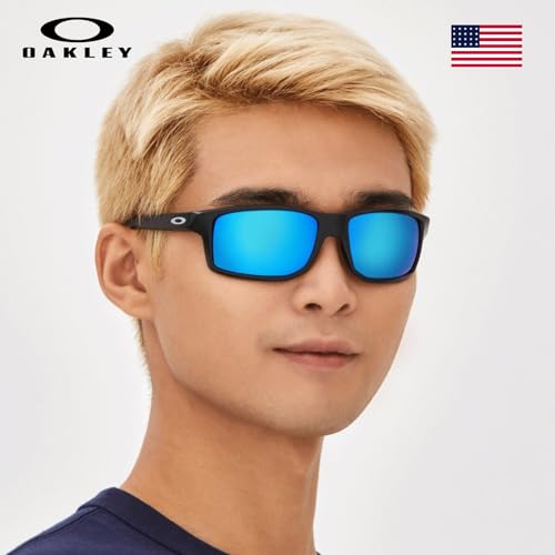 Image of Oakley GIBSTON OO9449 Rectangle Shape Sunglasses With Official Eyewear Kit | Men's Sunglasses