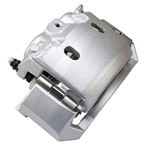 Image of TRQ Front Driver and Passenger Side Brake Caliper Set Caliper Brackets Hardware Compatible with 03-08 Dodge Ram 2500 03-08 Ram 3500 06-08 1500 with 8 Lug Wheels 03 3500 Van