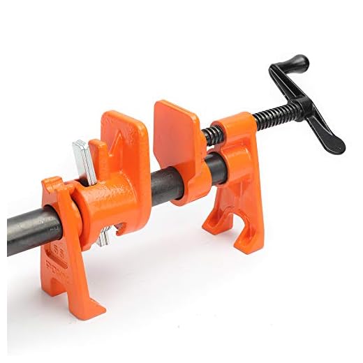PONY 55 Pro Pipe Clamp, Fixture for 3/4-Inch Black Pipe