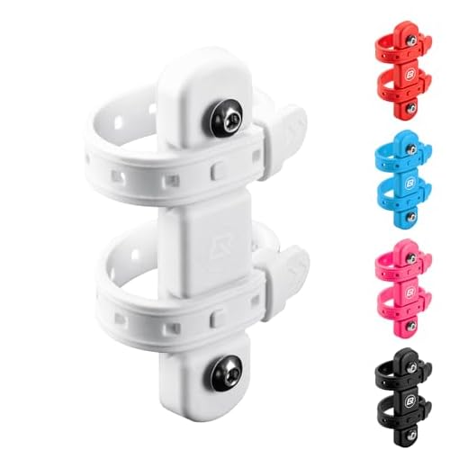 ROCKBROS Bike Water Bottle Cage Mounting Base, Quick Installation Bicycle Water Bottle Holder Mount Bracket, Long-Lasting Soft Silicone Base, Fits for Most Bike Cup Holder