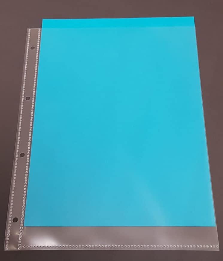 A4 Prospekthüllen 4er-Lochung super stark 180my glatt 100 St | Extra dick (0,18mm), Glasklar, Dokumentenecht, Klarsichthülle mit Abheftrand, Ideal für Archivierung, 100% recycelbar