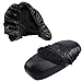 Wasserdichter Sitzbezüge Kissen Motorrad Elastischer Roller Sitzbankbezug Universal Motorrad Sitzbankbezug Roller Sitzbezug Ersetzen Sitzabdeckung für Motorrad für Motorrad Roller Sitzschutz Schwarz